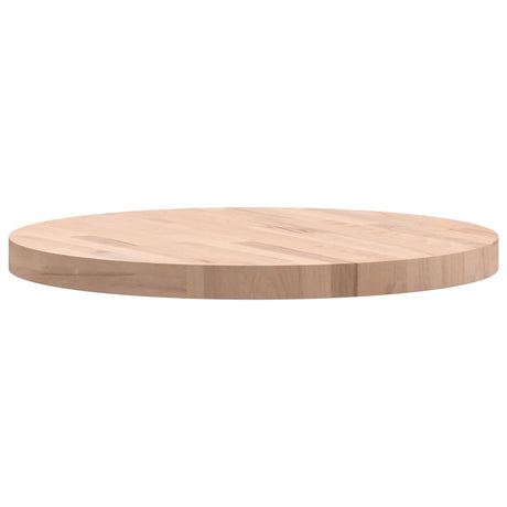 Table Top Ø Round Solid Wood Beech