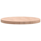 Table Top Ø Round Solid Wood Beech