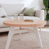 Table Top Ø Round Solid Wood Beech
