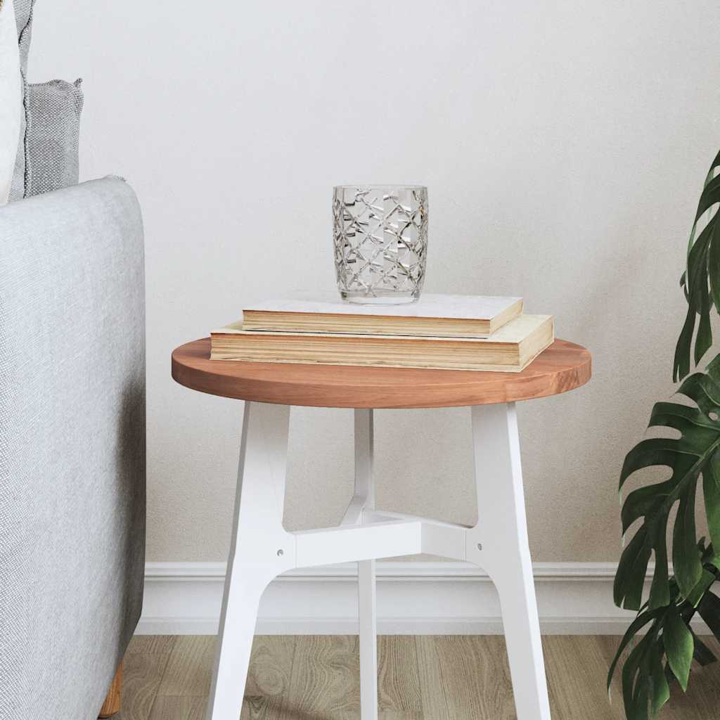 Table Top Ø Round Solid Wood Beech