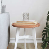 Table Top Ø Round Solid Wood Beech