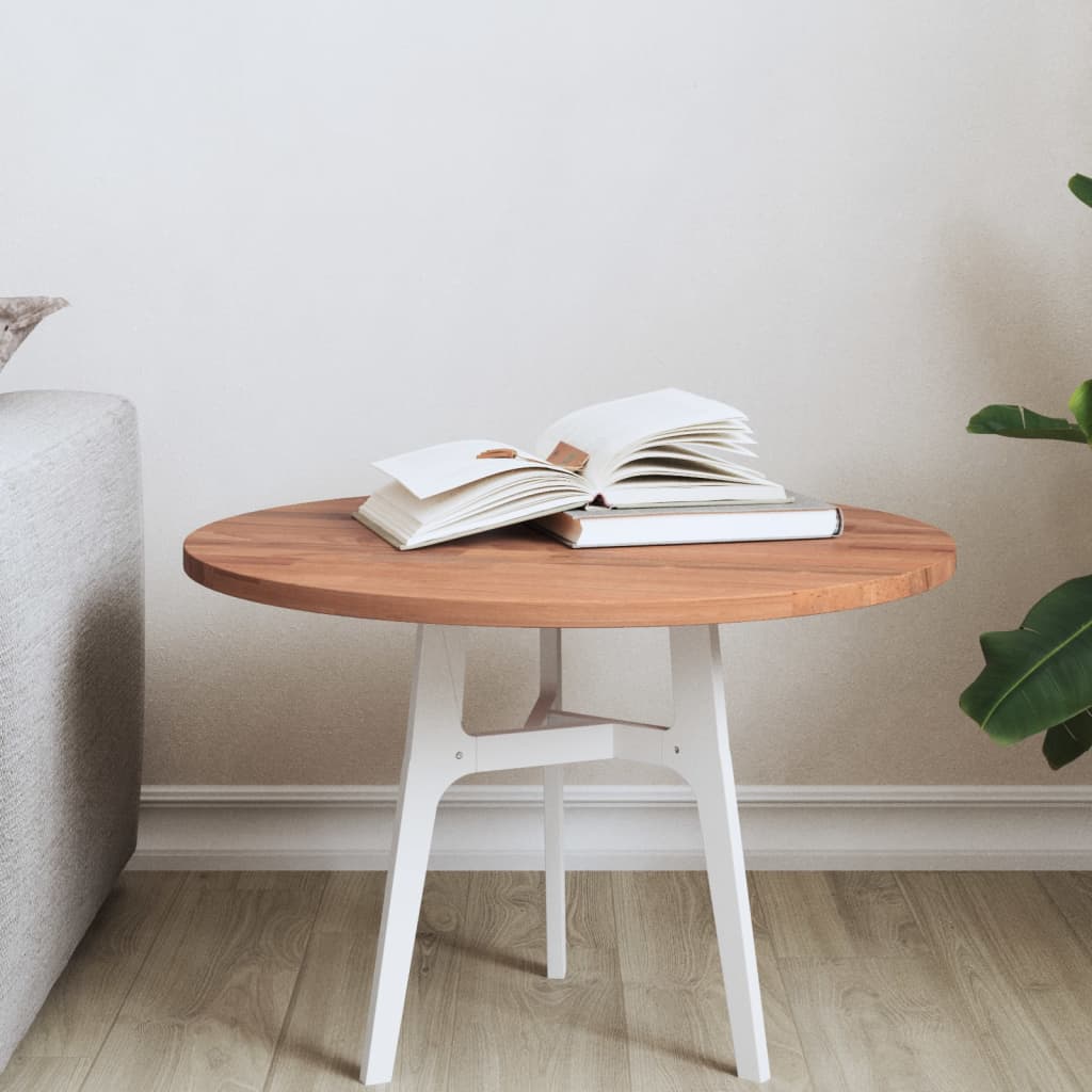 Table Top Ø Round Solid Wood Beech