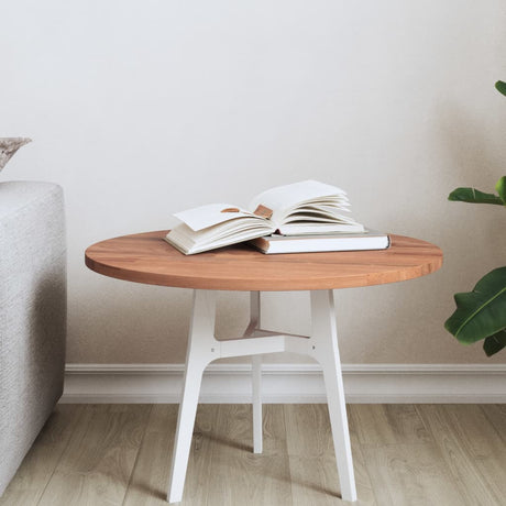 Table Top Ø Round Solid Wood Beech