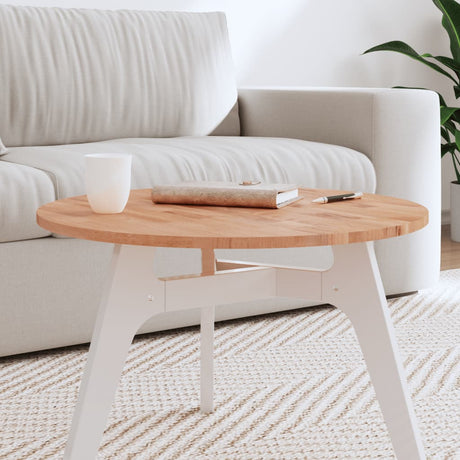 Table Top Ø Round Solid Wood Beech