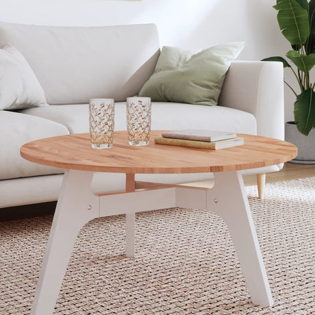 Table Top Ø Round Solid Wood Beech