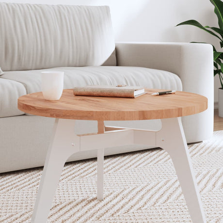 Table Top Ø Round Solid Wood Beech