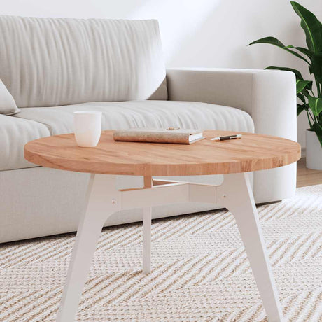Table Top Ø Round Solid Wood Beech