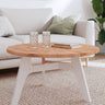 Table Top Ø Round Solid Wood Beech
