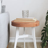 Table Top Ø Round Solid Wood Beech