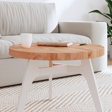 Table Top Ø Round Solid Wood Beech