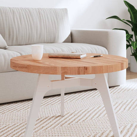 Table Top Ø Round Solid Wood Beech