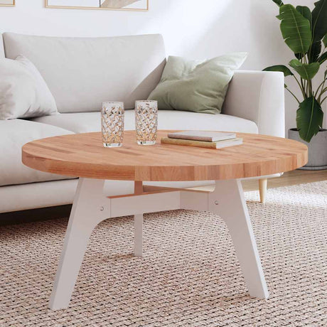Table Top Ø Round Solid Wood Beech