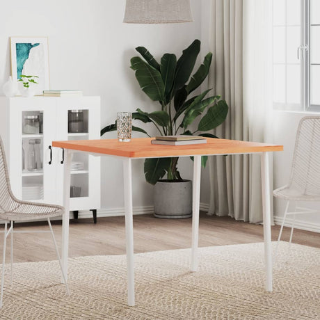 Table Top Ø Round Solid Wood Beech