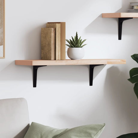 Wall Shelf Solid Wood Beech
