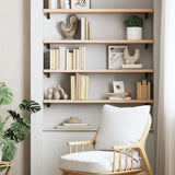 Wall Shelf Solid Wood Beech