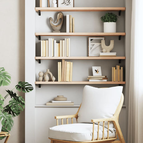 Wall Shelf Solid Wood Beech