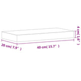 Wall Shelf Solid Wood Beech