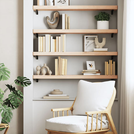 Wall Shelf Solid Wood Beech