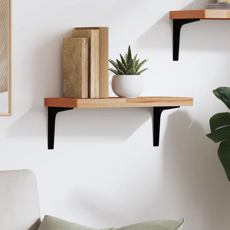 Wall Shelf Solid Wood Beech