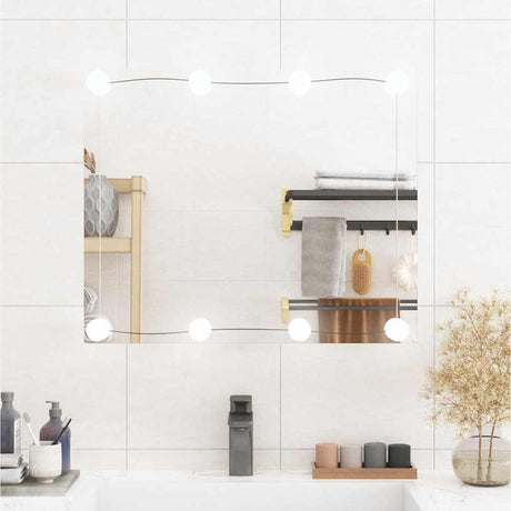 Wall Mirror Square Glass