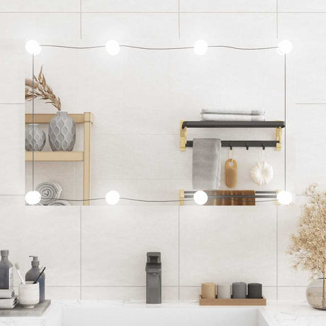 Wall Mirror Square Glass