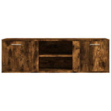 TV Cabinet Smoked Oak 120x34x37 cm Engineered Wood