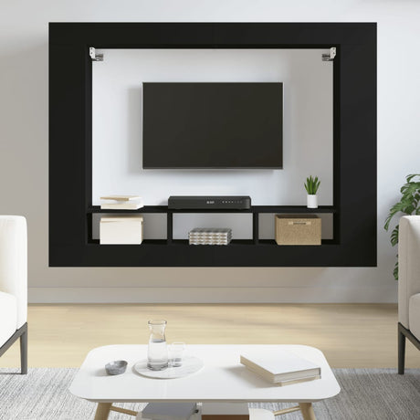 Tv Cabinet 152X22X113 Cm Engineered Wood