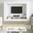 Tv Cabinet 152X22X113 Cm Engineered Wood