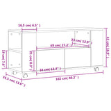 Tv Cabinet 102X34.5X43 Cm Engineered Wood