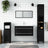 2 Piece Bathroom Furniture Set Engineered Wood
