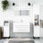 2 Piece Bathroom Furniture Set Engineered Wood