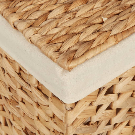 Laundry Baskets 2 Pcs Water Hyacinth