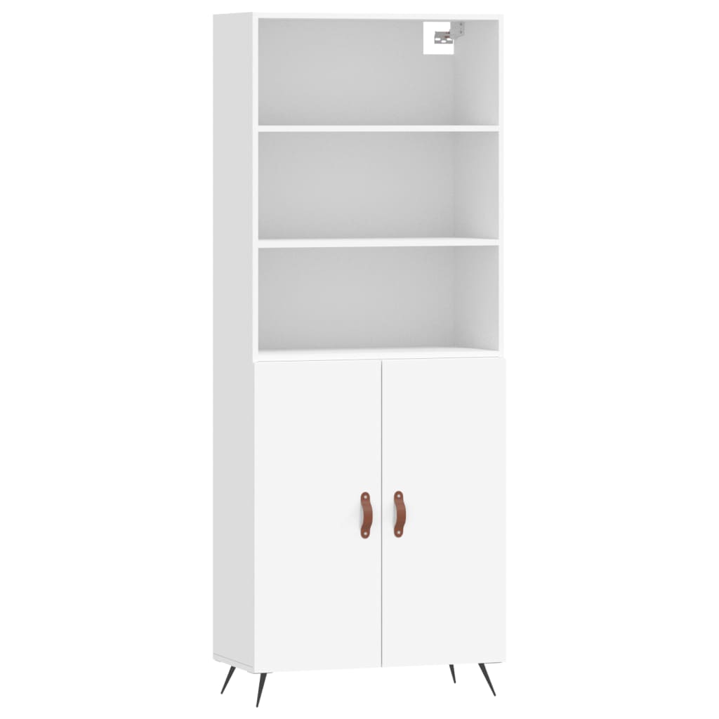 Highboard 69.5X34X180 Cm Engineered Wood