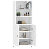 Highboard 69.5X34X180 Cm Engineered Wood