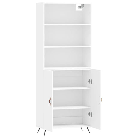 Highboard 69.5X34X180 Cm Engineered Wood