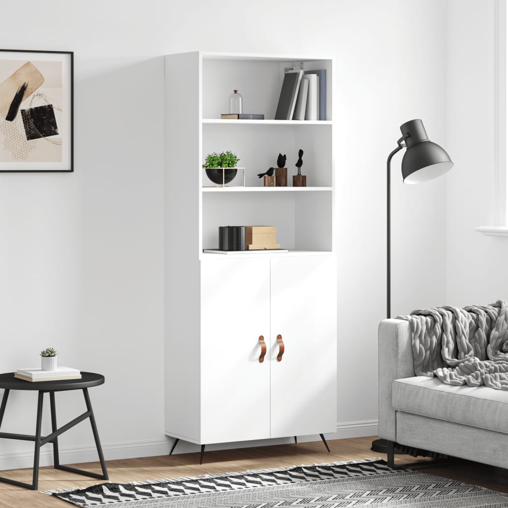 Highboard 69.5X34X180 Cm Engineered Wood