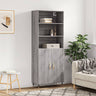 Highboard 69.5X34X180 Cm Engineered Wood