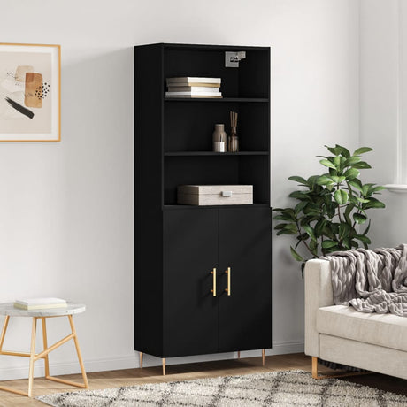 Highboard 69.5X34X180 Cm Engineered Wood