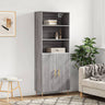 Highboard 69.5X34X180 Cm Engineered Wood