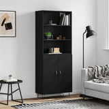 Highboard 69.5X34X180 Cm Engineered Wood
