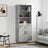 Highboard 69.5X34X180 Cm Engineered Wood