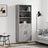 Highboard 69.5X34X180 Cm Engineered Wood