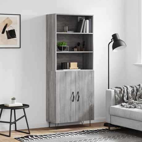 Highboard 69.5X34X180 Cm Engineered Wood