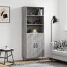 Highboard 69.5X34X180 Cm Engineered Wood