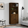 Highboard 69.5X34X180 Cm Engineered Wood