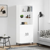 Highboard 69.5X34X180 Cm Engineered Wood