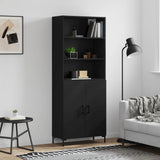 Highboard 69.5X34X180 Cm Engineered Wood