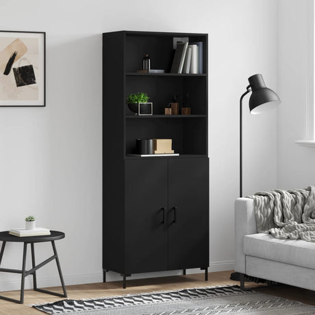 Highboard 69.5X34X180 Cm Engineered Wood
