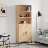 Highboard 69.5X34X180 Cm Engineered Wood