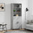 Highboard 69.5X34X180 Cm Engineered Wood